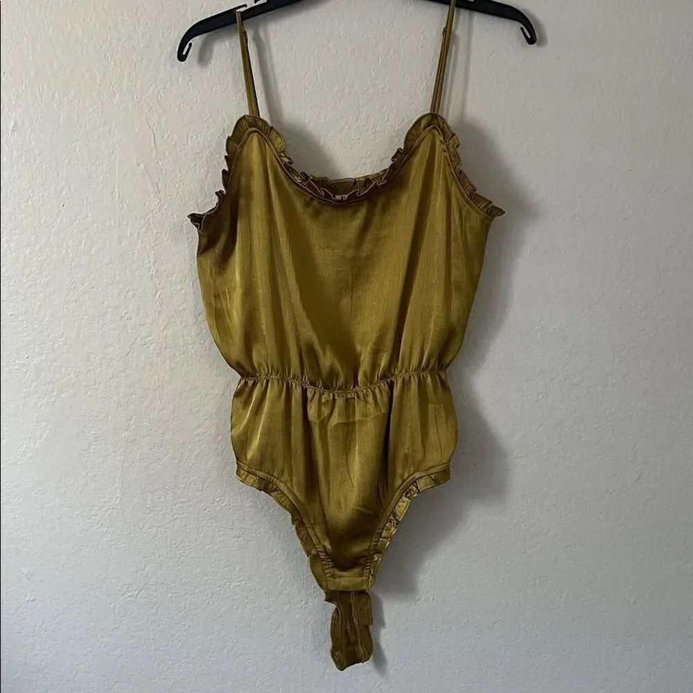 Current Air Women's Ruffle Bodysuit in Size L